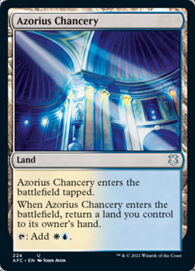 Azorius Chancery [Dungeons & Dragons: Adventures in the Forgotten Realms Commander] | Good Games North
