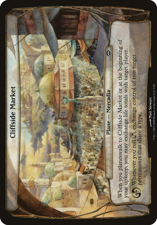 Cliffside Market (Planechase) [Planechase Planes] | Good Games North