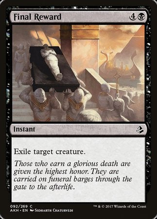 Final Reward [Amonkhet] | Good Games North