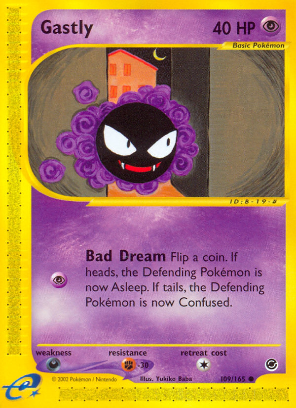 Gastly (109/165) [Expedition: Base Set] | Good Games North