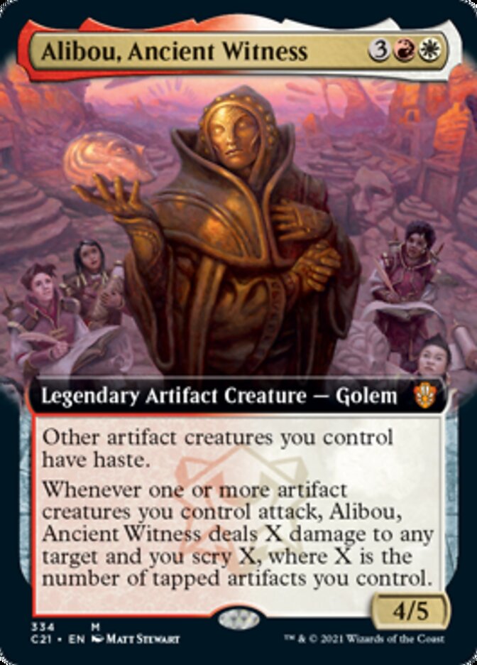 Alibou, Ancient Witness (Extended) [Commander 2021] | Good Games North