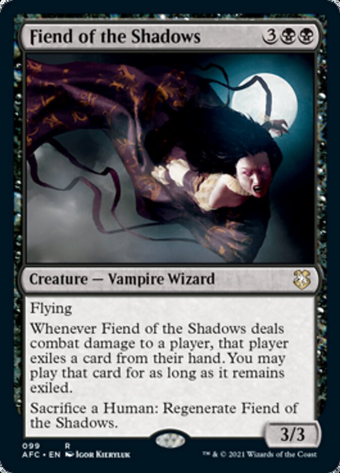 Fiend of the Shadows [Dungeons & Dragons: Adventures in the Forgotten Realms Commander] | Good Games North