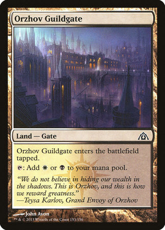 Orzhov Guildgate [Dragon's Maze] | Good Games North