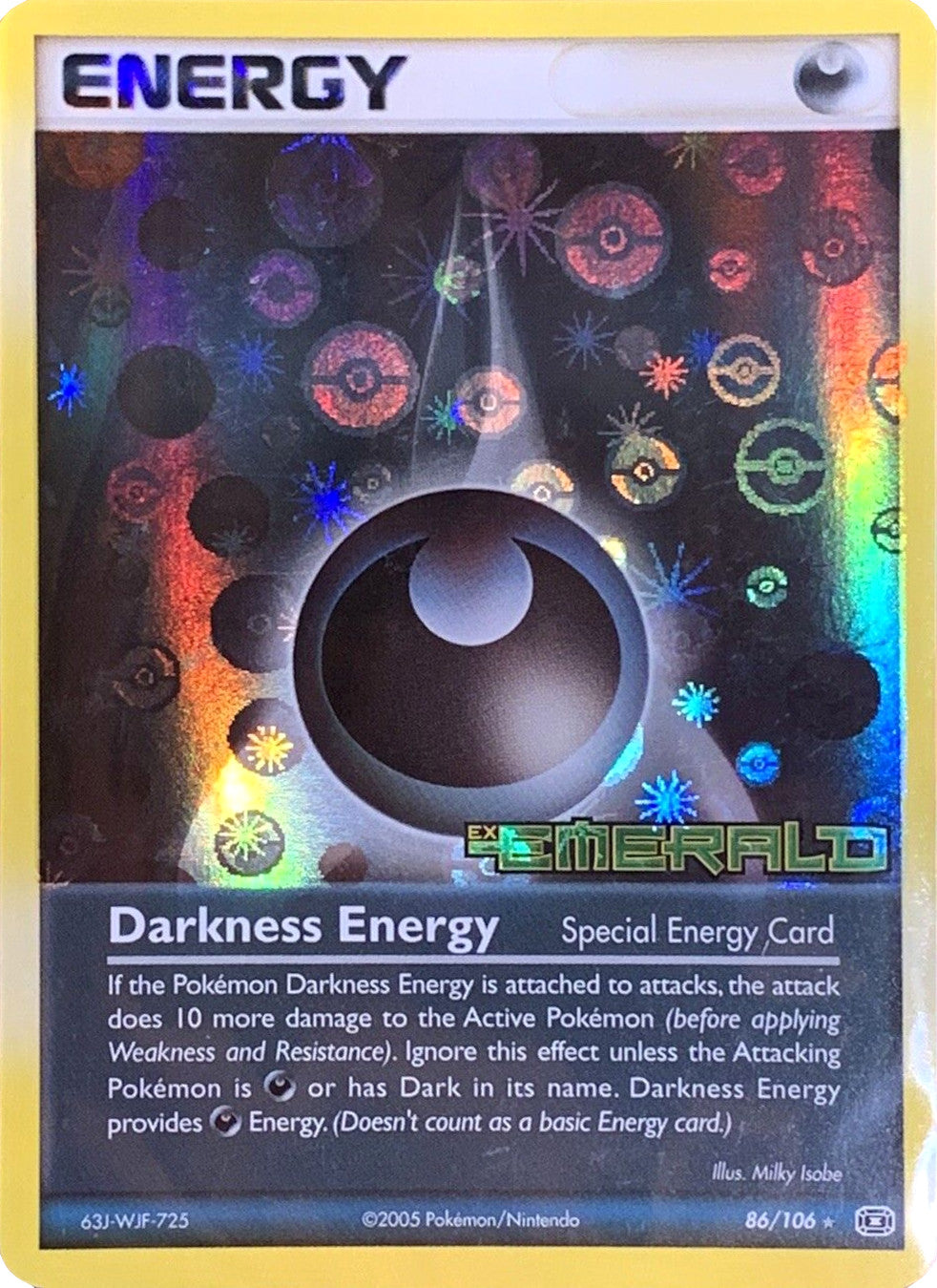 Darkness Energy (86/106) (Stamped) [EX: Emerald] | Good Games North