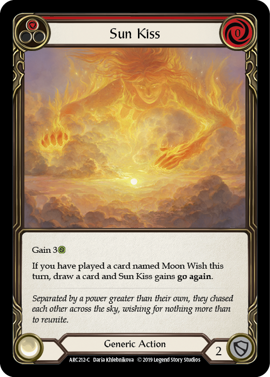 Sun Kiss (Red) [ARC212-C] 1st Edition Rainbow Foil | Good Games North