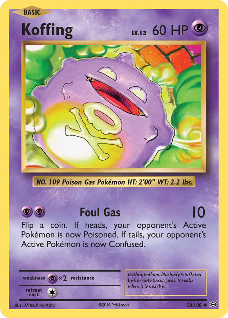 Koffing (50/108) [XY: Evolutions] | Good Games North