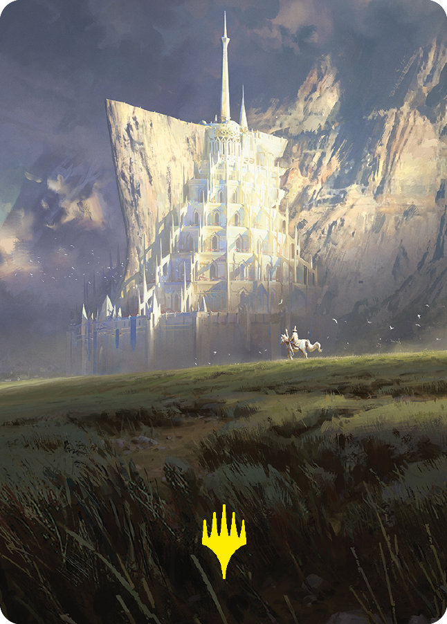Minas Tirith Art Card (Gold-Stamped Signature) [The Lord of the Rings: Tales of Middle-earth Art Series] | Good Games North