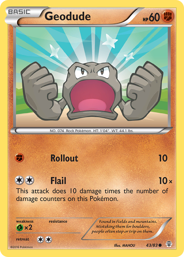 Geodude (43/83) [XY: Generations] | Good Games North