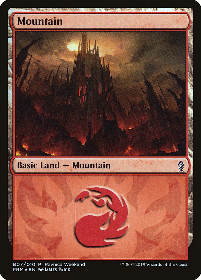Mountain (B07) [Ravnica Allegiance Guild Kit] | Good Games North