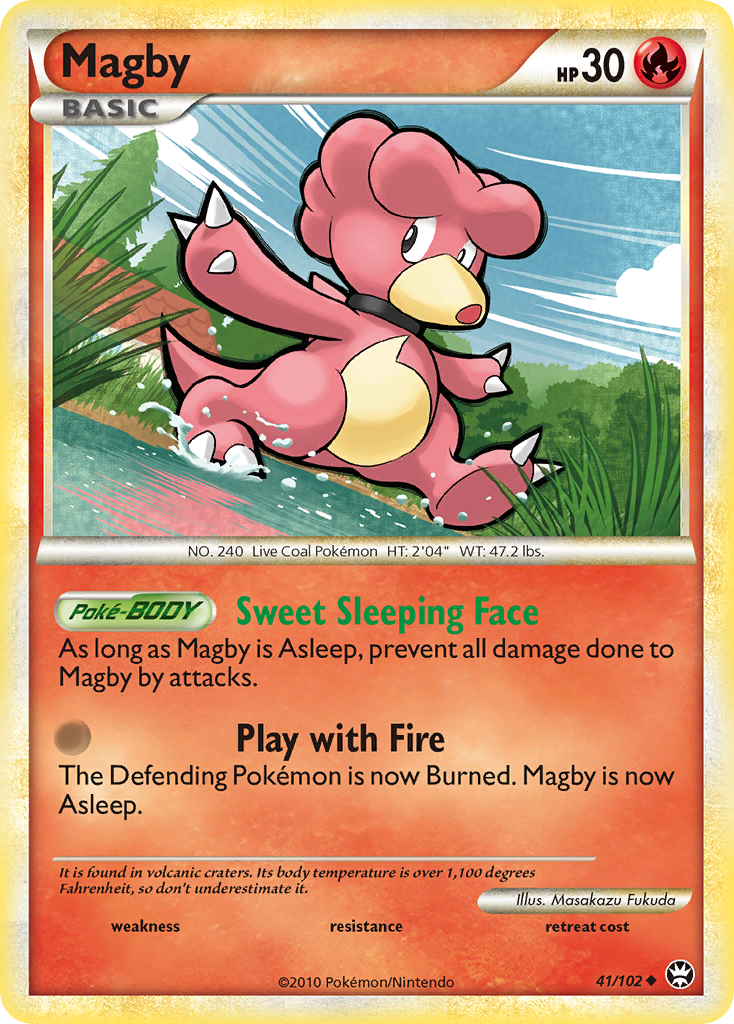 Magby (41/102) [HeartGold & SoulSilver: Triumphant] | Good Games North
