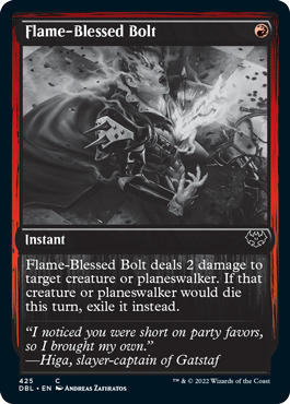 Flame-Blessed Bolt [Innistrad: Double Feature] | Good Games North
