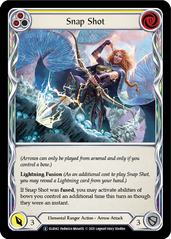Snap Shot (Yellow) [U-ELE042] Unlimited Rainbow Foil | Good Games North