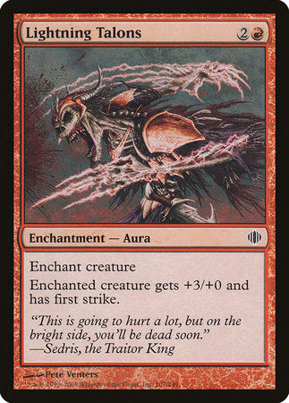 Lightning Talons [Shards of Alara] | Good Games North