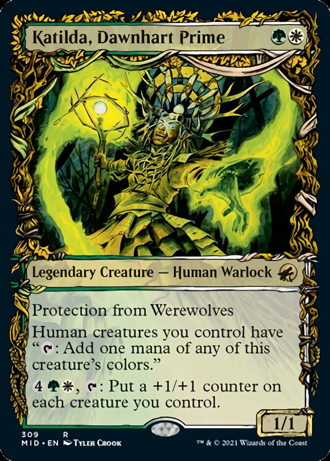 Katilda, Dawnhart Prime (Showcase Equinox) [Innistrad: Midnight Hunt] | Good Games North