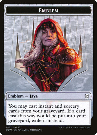 Emblem - Jaya Ballard [Dominaria Tokens] | Good Games North