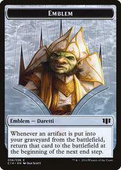 Daretti, Scrap Savant Emblem // Tuktuk the Returned Double-sided Token [Commander 2014 Tokens] | Good Games North