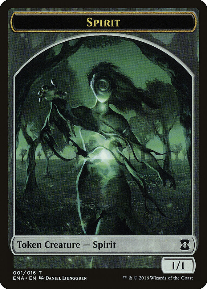 Spirit (001/016) [Eternal Masters Tokens] | Good Games North