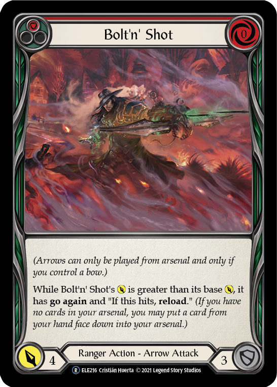 Bolt'n' Shot (Red) [U-ELE216] Unlimited Rainbow Foil | Good Games North