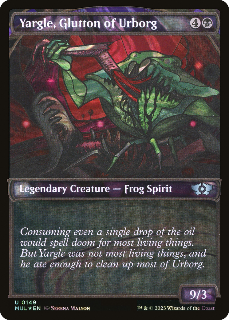 Yargle, Glutton of Urborg (Halo Foil) [Multiverse Legends] | Good Games North