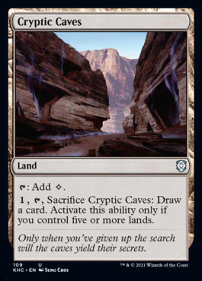 Cryptic Caves [Kaldheim Commander] | Good Games North