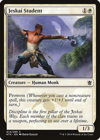 Jeskai Student [Khans of Tarkir] | Good Games North
