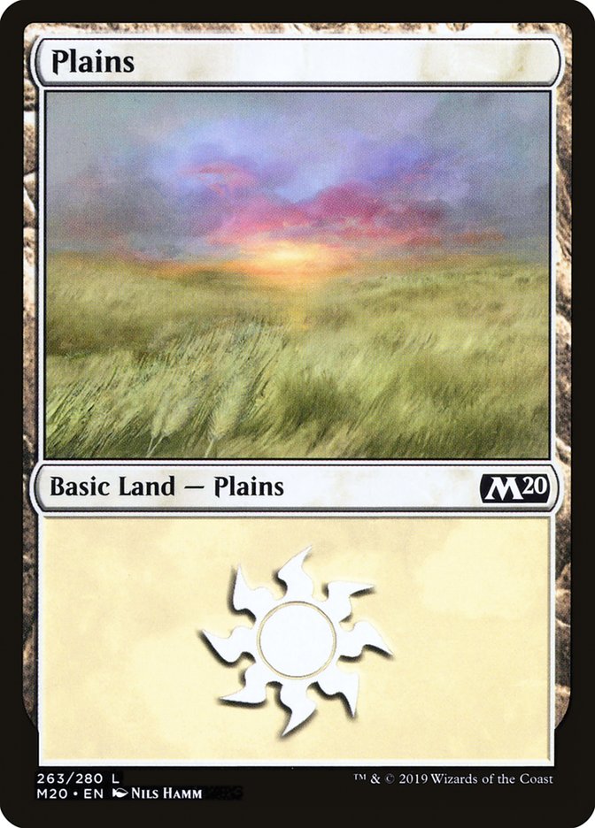 Plains (#263) [Core Set 2020] | Good Games North