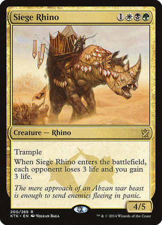 Siege Rhino [Khans of Tarkir] | Good Games North