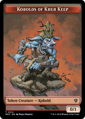 Gold // Kobolds of Kher Keep Double-Sided Token [Murders at Karlov Manor Commander Tokens] | Good Games North