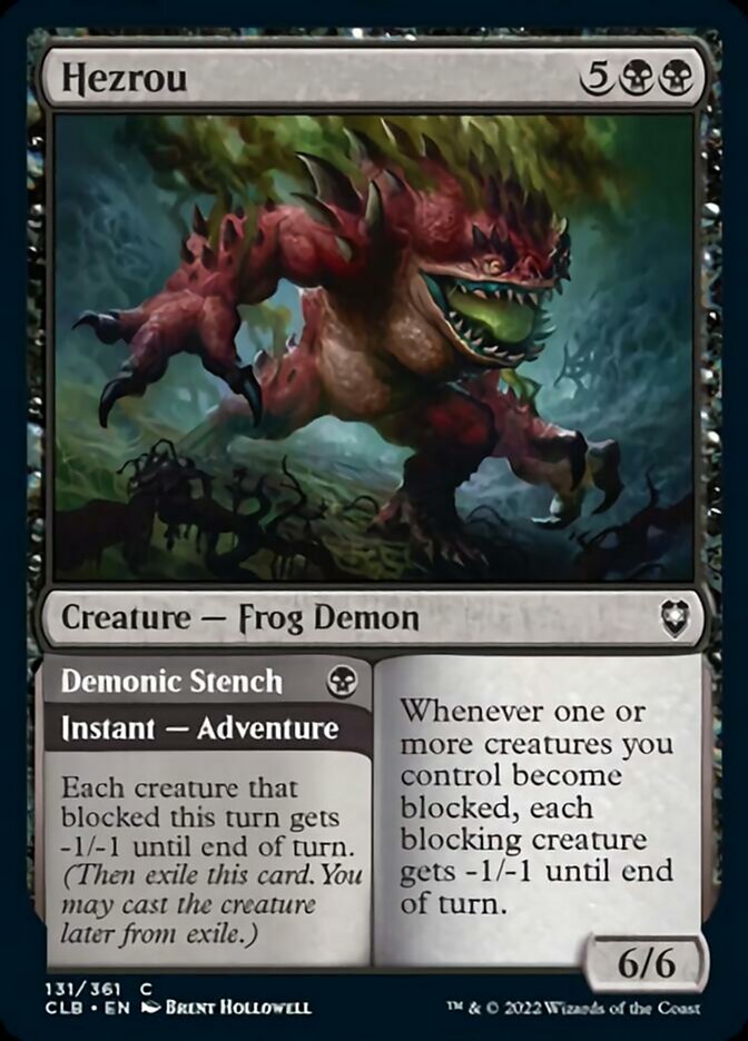 Hezrou // Demonic Stench [Commander Legends: Battle for Baldur's Gate] | Good Games North