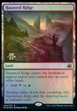 Haunted Ridge [Innistrad: Midnight Hunt Prerelease Promos] | Good Games North