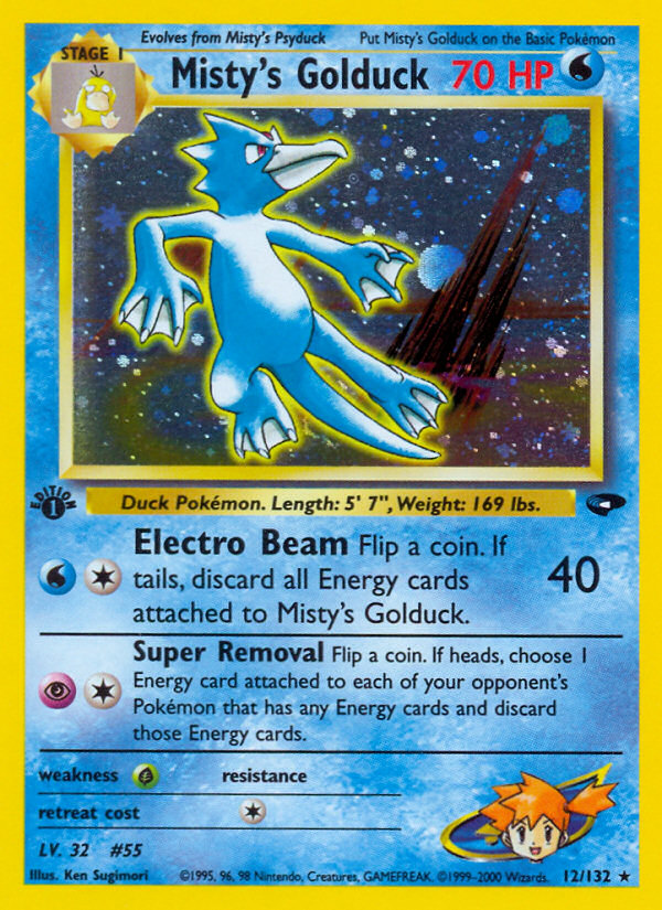 Misty's Golduck (12/132) [Gym Challenge 1st Edition] | Good Games North