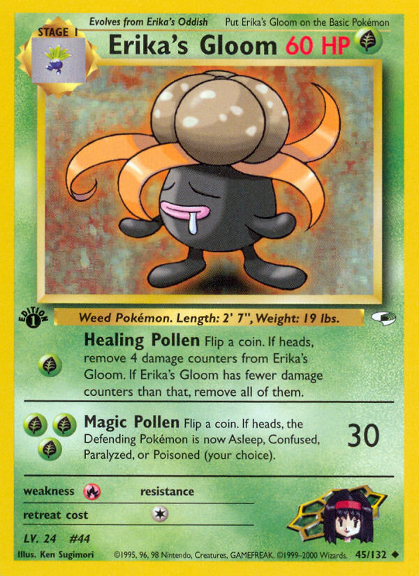 Erika's Gloom (45/132) [Gym Heroes 1st Edition] | Good Games North