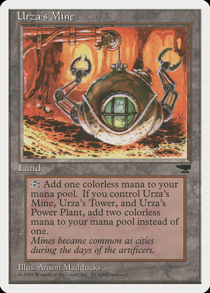 Urza's Mine (Orange Background) [Chronicles] | Good Games North
