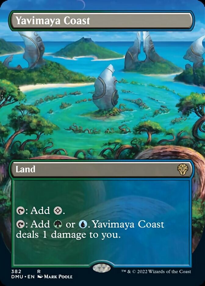 Yavimaya Coast (Borderless Alternate Art) [Dominaria United] | Good Games North
