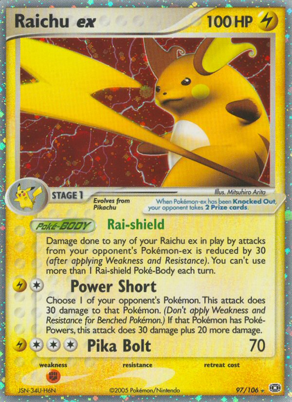 Raichu ex (97/106) [EX: Emerald] | Good Games North