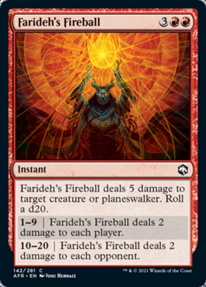 Farideh's Fireball [Dungeons & Dragons: Adventures in the Forgotten Realms] | Good Games North