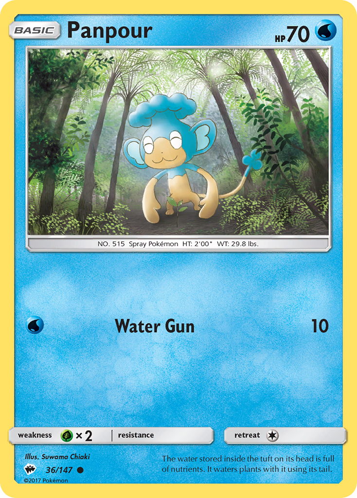 Panpour (36/147) [Sun & Moon: Burning Shadows] | Good Games North
