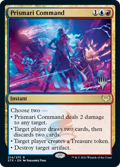 Prismari Command (Promo Pack) [Strixhaven: School of Mages Promos] | Good Games North