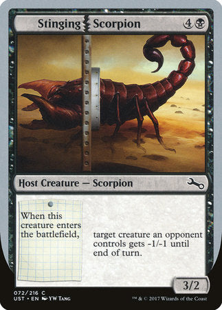 Stinging Scorpion [Unstable] | Good Games North