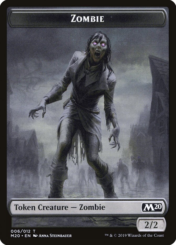 Dragon (002) // Zombie Double-Sided Token [Game Night 2019 Tokens] | Good Games North