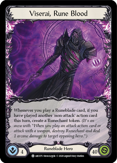 Death Dealer // Viserai, Rune Blood [U-ARC040 // U-ARC076] (Arcane Rising Unlimited)  Unlimited Normal | Good Games North