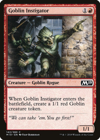 Goblin Instigator [Core Set 2019] | Good Games North