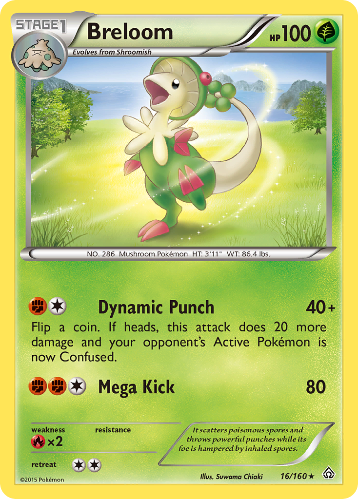 Breloom (16/160) [XY: Primal Clash] | Good Games North