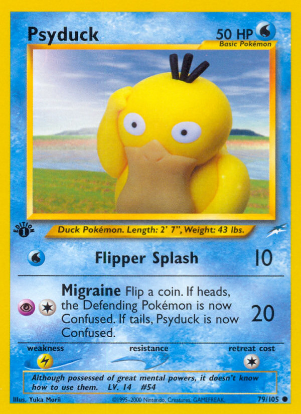 Psyduck (79/105) [Neo Destiny 1st Edition] | Good Games North