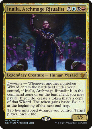 Inalla, Archmage Ritualist (Commander 2017) [Commander 2017 Oversized] | Good Games North