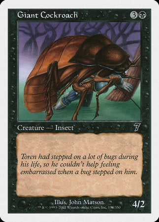 Giant Cockroach [Seventh Edition] | Good Games North