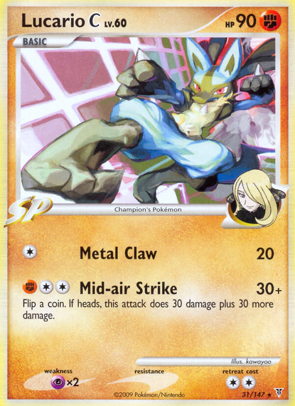 Lucario C (31/147) [Platinum: Supreme Victors] | Good Games North