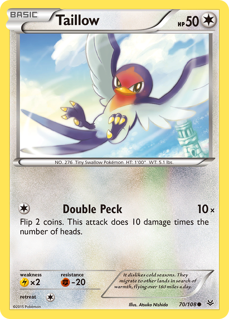Taillow (70/108) [XY: Roaring Skies] | Good Games North