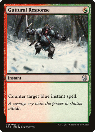 Guttural Response [Duel Decks: Mind vs. Might] | Good Games North