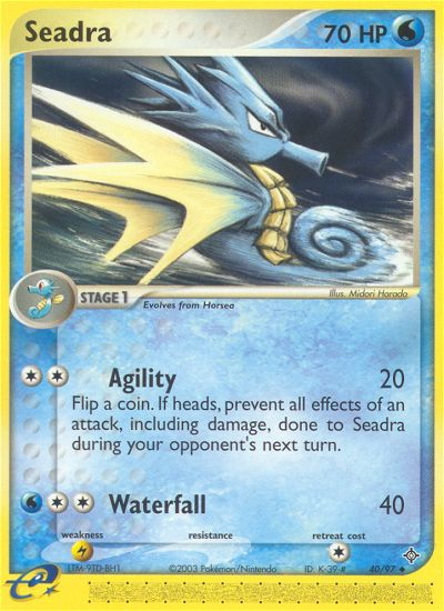 Seadra (40/97) [EX: Dragon] | Good Games North